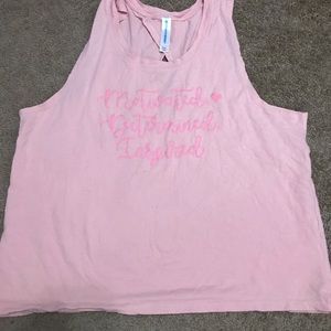 BEACHBODY pink tank